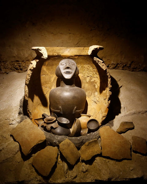 Ingresso del Museo Etrusco di Chianciano Terme
